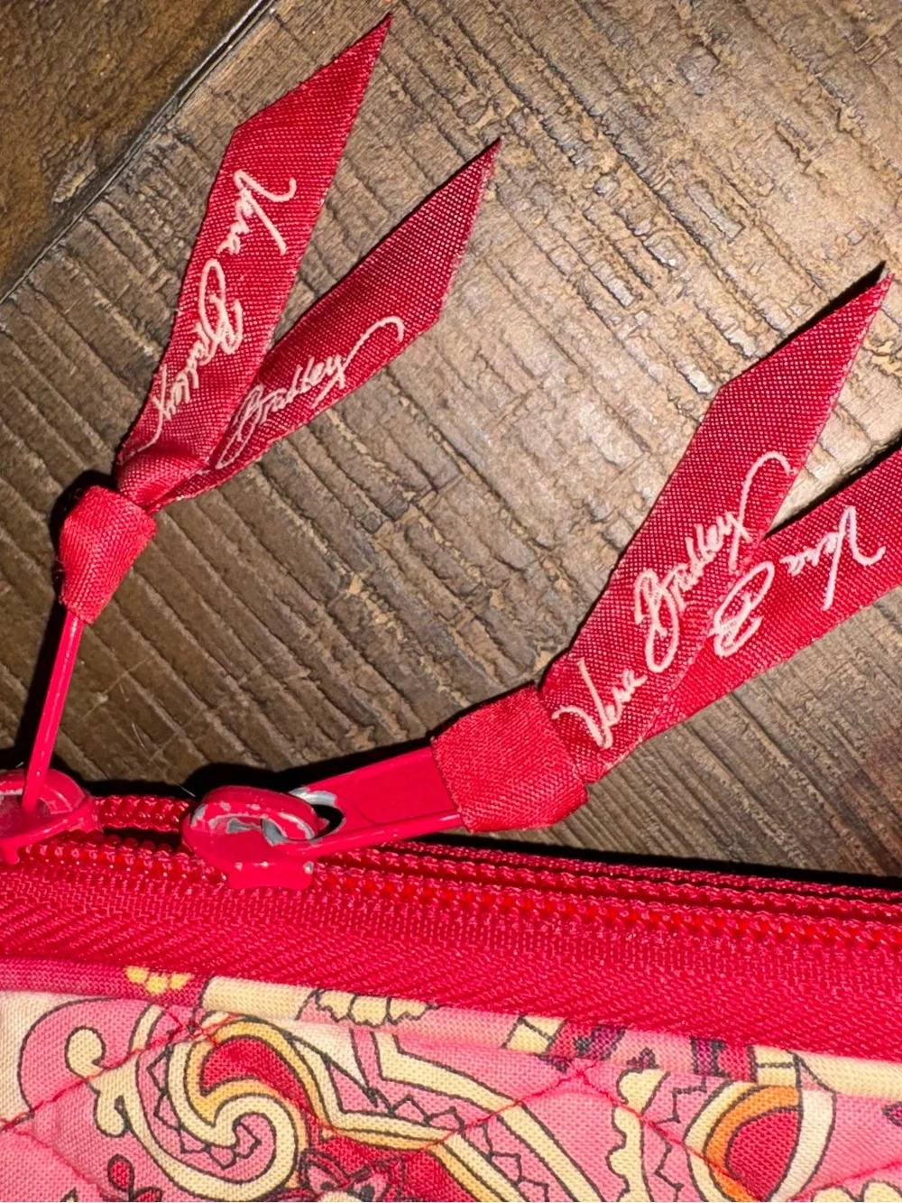 Vera Bradley Pink & Red Quilted Floral Laptop Holder